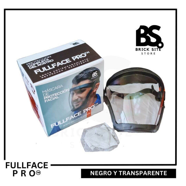 MÁSCARA PARA PROTEGER ROSTRO FULLFACE PRO™ ✅ 3 FILTROS GRATIS